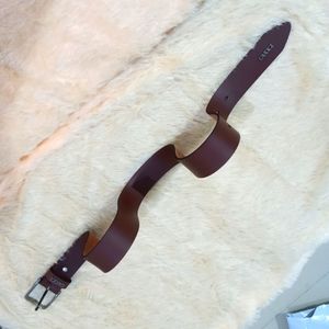 Unused Mat finish super comfortable leather Gucci belt & Gucci logo in both side